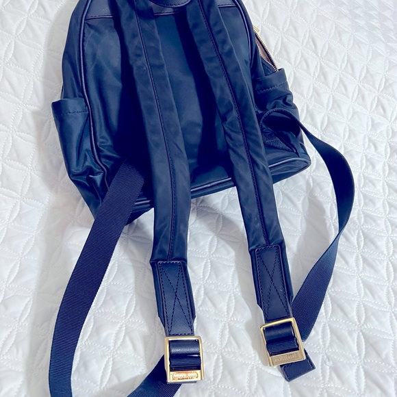 Michael Kors backpack, small, blue nylon - Picture 3 of 8